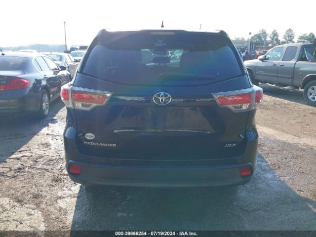 5TDKKRFH2GS186815 Toyota Highlander Xle V6
