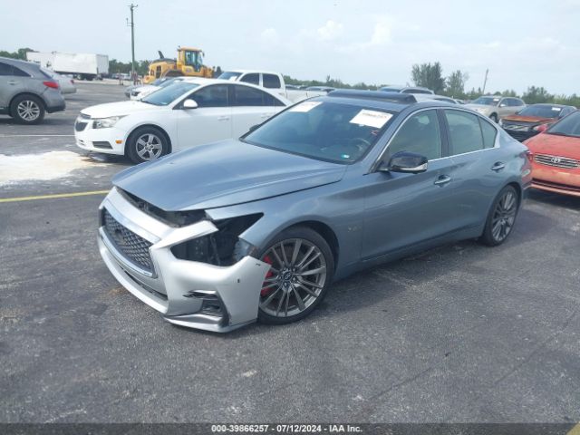 JN1FV7AP0JM461602 Infiniti Q50 3.0t Red Sport 400