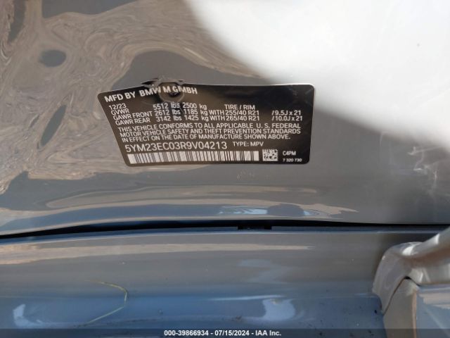 5YM23EC03R9V04213 BMW X4 M