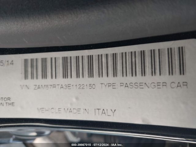 ZAM57RTA3E1122150 Maserati Ghibli S Q4
