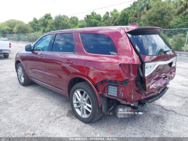 1C4RDJDG5NC137756 Dodge Durango Gt Plus Awd