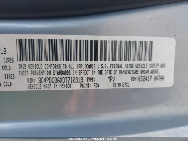 2013 DODGE JOURNEY 3C4PDCBGXDT710319 Photo 8