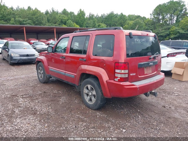 39867490 :رقم المزاد ، 1J8GP28K38W198991 vin ، 2008 Jeep Liberty Sport مزاد بيع