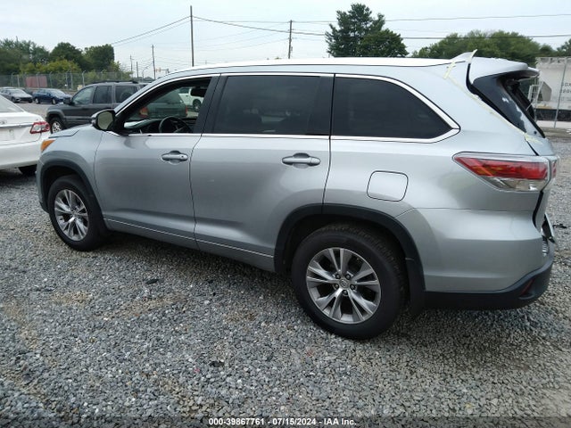 Toyota Highlander Xle V6 2015 5TDJKRFH5FS091353 Image 3