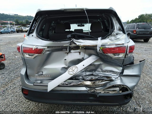 Toyota Highlander Xle V6 2015 5TDJKRFH5FS091353 Image 6