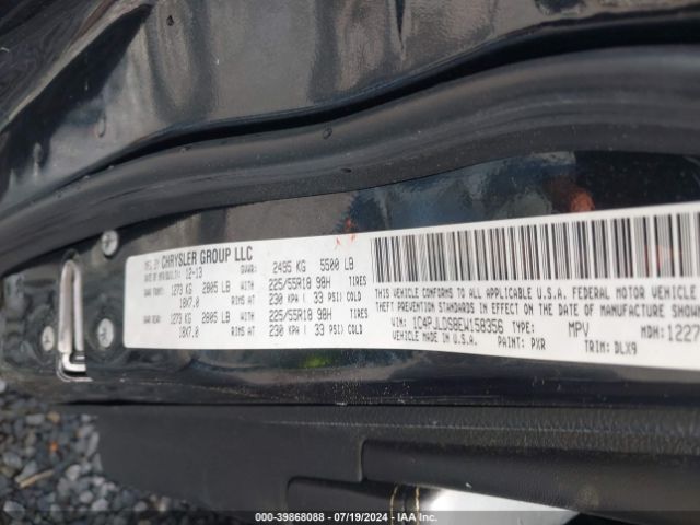 1C4PJLDS8EW158356 Jeep Cherokee Limited