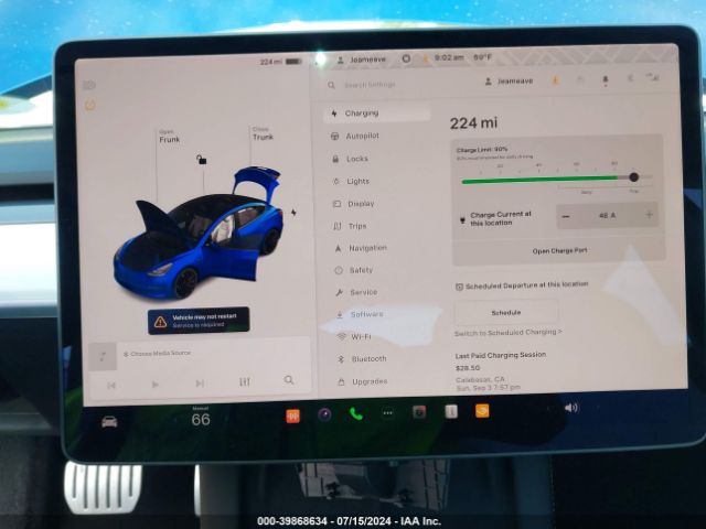 5YJ3E1EC2MF020300 Tesla Model 3 Performance Dual Motor All-wheel Drive