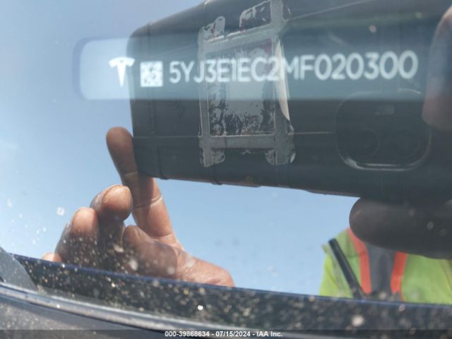 5YJ3E1EC2MF020300 Tesla Model 3 Performance Dual Motor All-wheel Drive