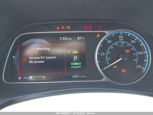 1N4AZ1BV0PC562021 Nissan Leaf S 40 Kwh