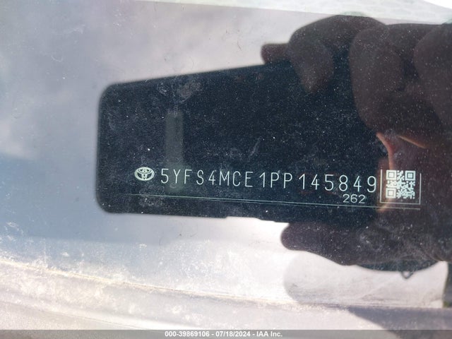 Toyota COROLLA SE 2023 5YFS4MCE1PP145849 Image 9