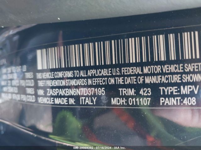 ZASPAKBN6N7D37195 Alfa Romeo Stelvio Veloce Ti Awd