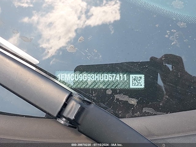 Ford ESCAPE SE 2017 1FMCU9G93HUD57411 Image 9