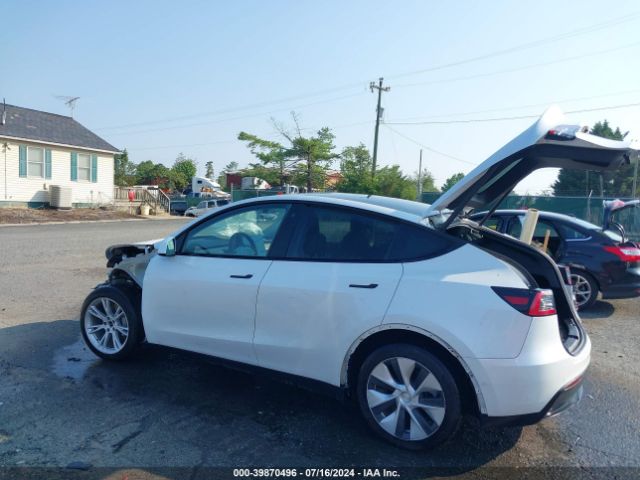 2022 TESLA MODEL Y 7SAYGAEE2NF377448 Photo 2