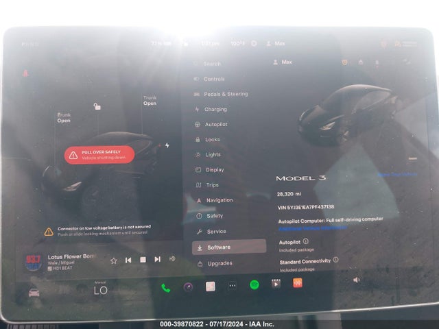 Tesla Model 3 Rear-wheel Drive 2023 5YJ3E1EA7PF437138 Image 18