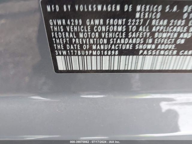 3VW1T7BU9PM016898 Volkswagen Jetta Gli 2.0t Autobahn