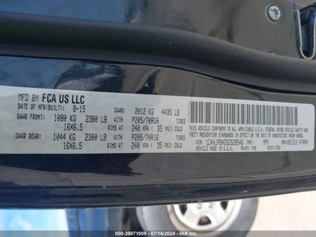 1C4NJPBA2GD528546 Jeep Patriot Sport