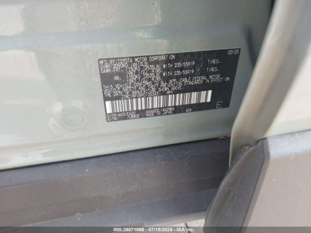 JTMC1RFVXPD105343 Toyota Rav4 Xle Premium