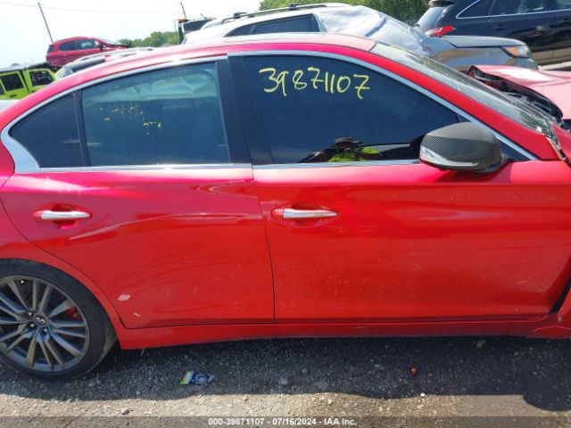 JN1FV7AP3JM461416 Infiniti Q50 3.0t Red Sport 400