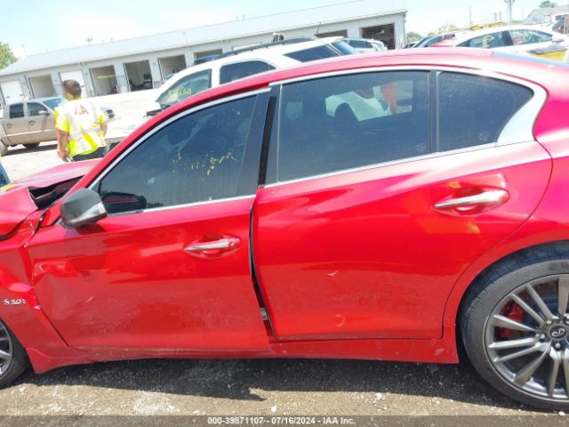 JN1FV7AP3JM461416 Infiniti Q50 3.0t Red Sport 400