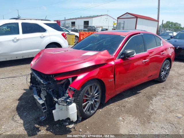 JN1FV7AP3JM461416 Infiniti Q50 3.0t Red Sport 400
