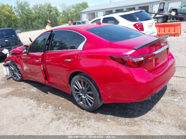 JN1FV7AP3JM461416 Infiniti Q50 3.0t Red Sport 400