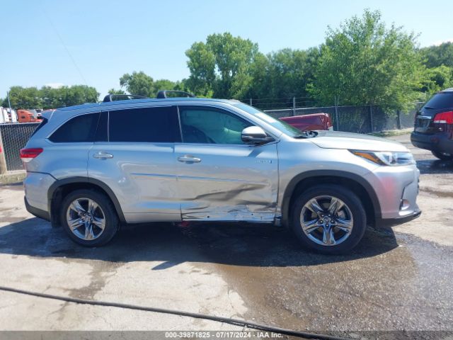 5TDDGRFH1KS063770 Toyota Highlander Hybrid Limited Platinum