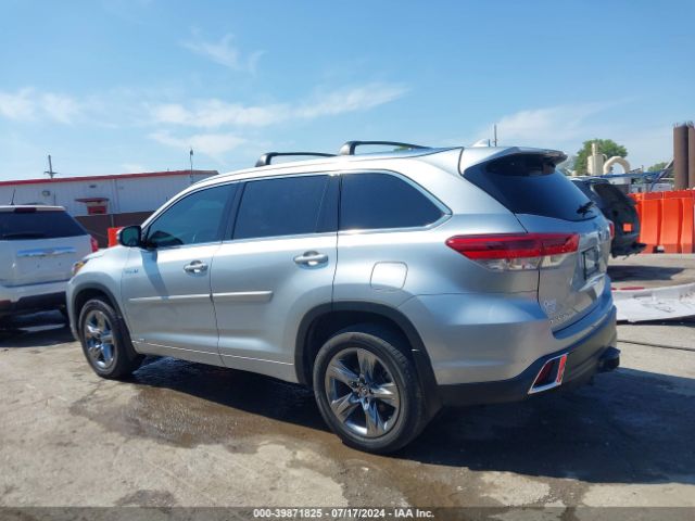 5TDDGRFH1KS063770 Toyota Highlander Hybrid Limited Platinum