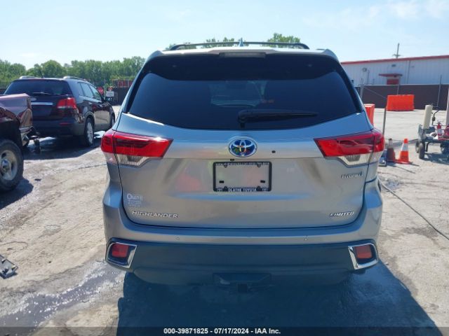 5TDDGRFH1KS063770 Toyota Highlander Hybrid Limited Platinum