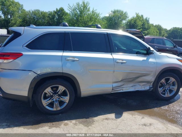5TDDGRFH1KS063770 Toyota Highlander Hybrid Limited Platinum