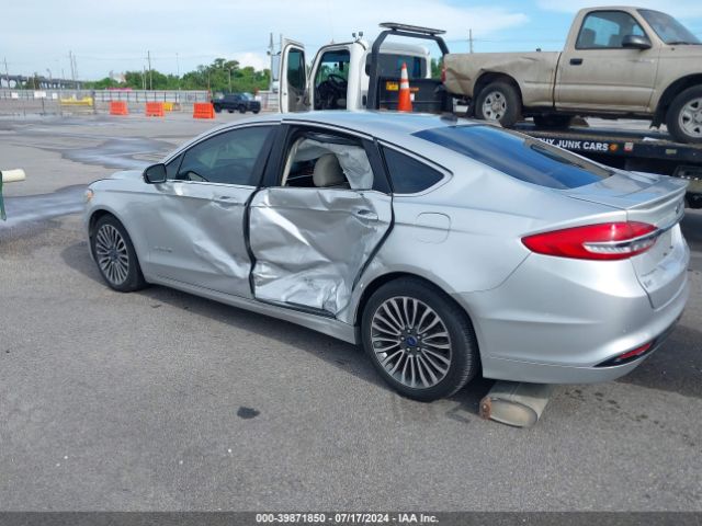 3FA6P0RU4JR219045 Ford Fusion Hybrid Titanium