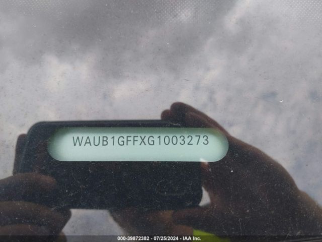WAUB1GFFXG1003273 Audi S3 2.0t Premium Plus