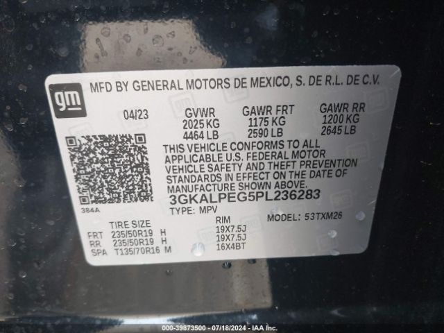 3GKALPEG5PL236283 GMC Terrain Fwd Slt