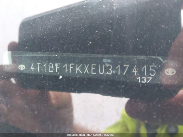 4T1BF1FKXEU317415 Toyota CAMRY SE
