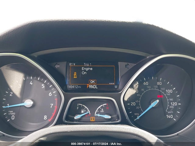 2016 Ford Focus Se მანქანა იყიდება აუქციონზე, vin: 1FADP3K2XGL306537, აუქციონის ნომერი: 39874101
