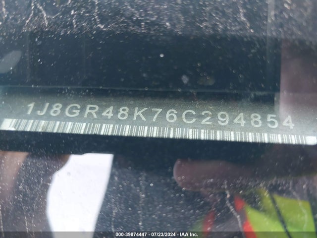 Продажа на аукционе авто 2006 Jeep Grand Cherokee Laredo, vin: 1J8GR48K76C294854, номер лота: 39874447