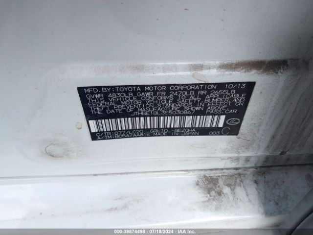 JTHBE1BL3E5030867 Lexus GS 350