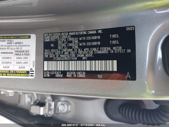 2T2GDCAZ9RC011448 Lexus Nx 250 Premium