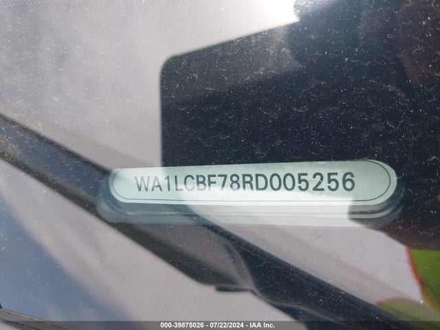 WA1LCBF78RD005256 Audi Q7 Premium Plus 45 Tfsi Quattro Tiptronic