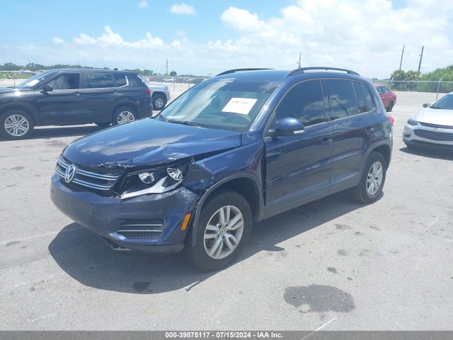 WVGAV7AX8GW603338 Volkswagen TIGUAN S