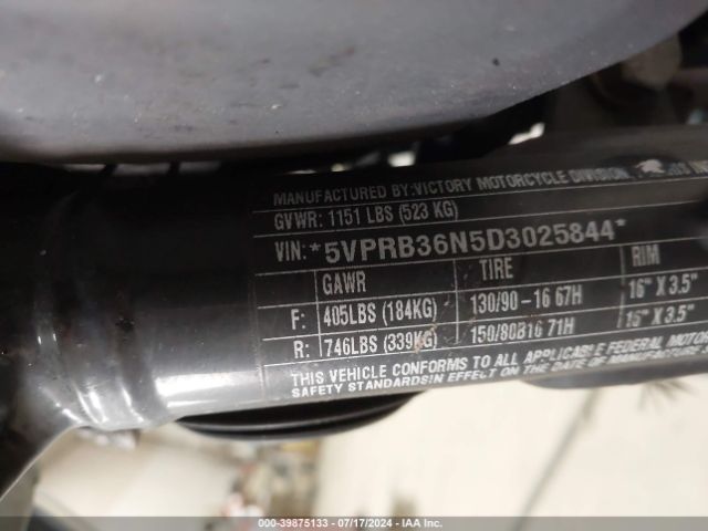 2013 VICTORY MOTORCYCLES BOARDWALK 5VPRB36N5D3025844 Photo 9