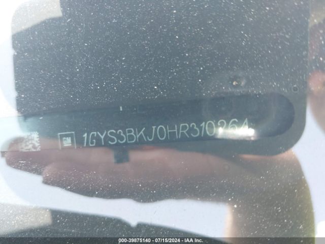 1GYS3BKJ0HR310264 Cadillac Escalade Luxury