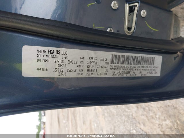 Jeep Cherokee Limited 4x4 2020 1C4PJMDX2LD589947 Image 9