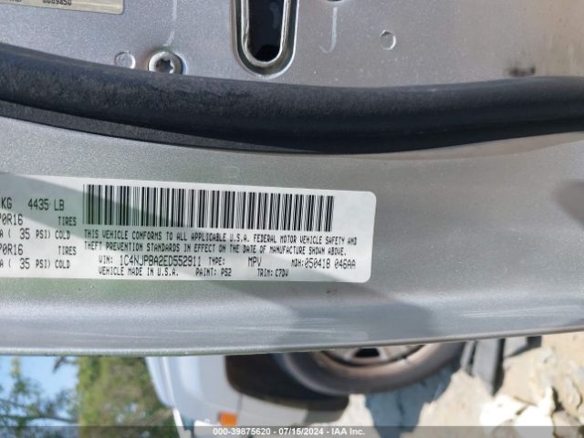 1C4NJPBA2ED552911 Jeep Patriot Sport