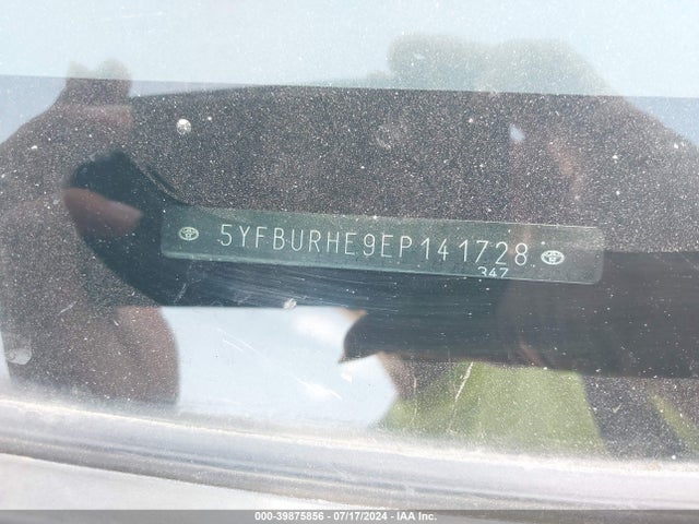 Toyota COROLLA L 2014 5YFBURHE9EP141728 Image 9