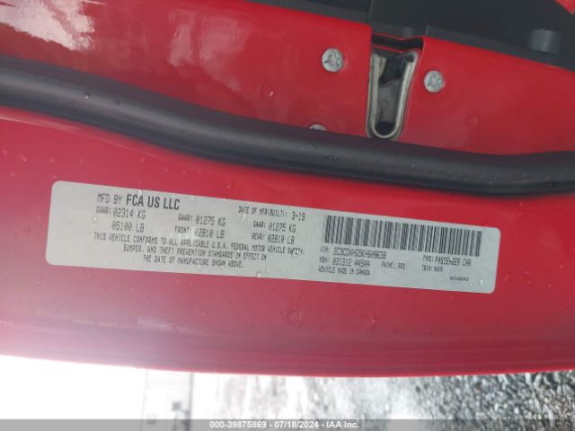 2C3CDXHG5KH608658 Dodge Charger Gt Rwd