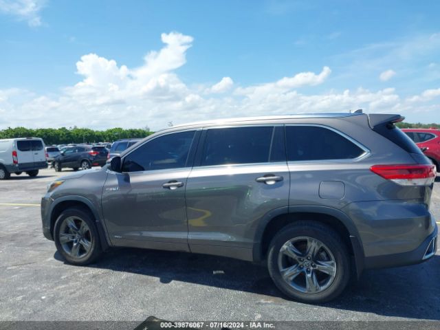 5TDDGRFH9JS044110 Toyota Highlander Hybrid Limited Platinum