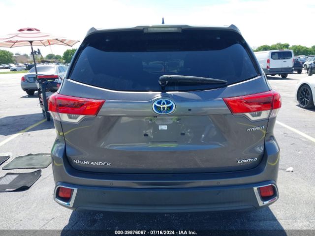 5TDDGRFH9JS044110 Toyota Highlander Hybrid Limited Platinum