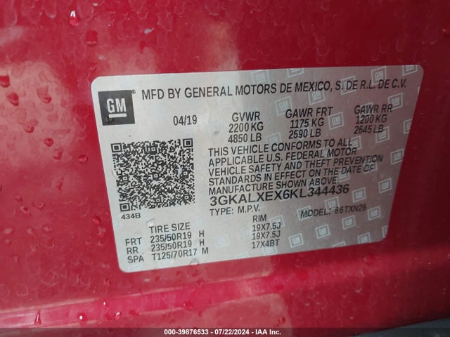 3GKALXEX6KL344436 GMC Terrain Denali