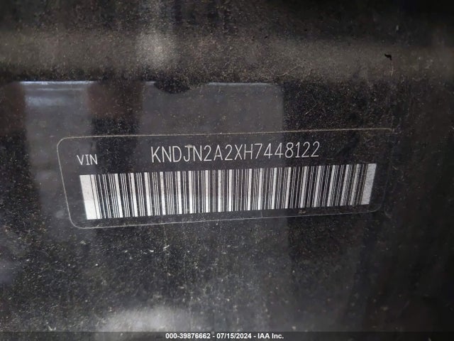 KIA Soul 2017 KNDJN2A2XH7448122 Image 9