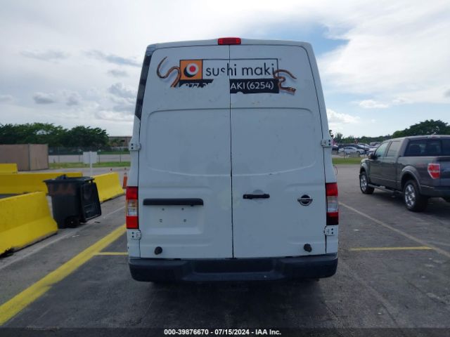 1N6AF0LY8JN805461 Nissan Nv Cargo Nv2500 Hd S V8